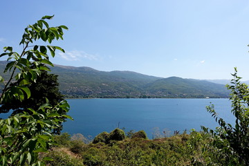 Ohrid Lake from St. Kaneo Church in Ohrid