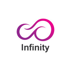 Infinity logo design inspiration vector illustration template icon