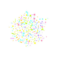 Sprinkles grainy. Cupcake dessert bakery confetti