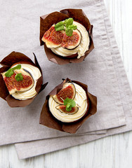Cupkakes with figs