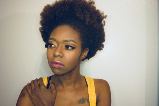 African American Women with Afro
