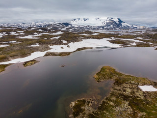 Mountains landscape. Norwegian route Sognefjellet