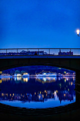 Stockholm, Sweden The Stadshusbron in downtown inthe early morning.