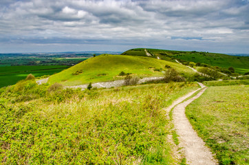 Trail to Ivinghoe Beacon Chiltern Hills Buckinghamshire England UK
