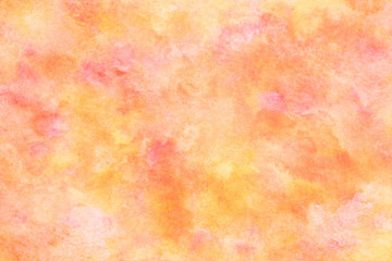 水彩 テクスチャ 正月 オレンジ 背景