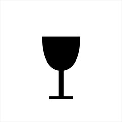 Wine icon in trendy flat style isolated on background. Wine icon page symbol for your web site design Wine icon logo, app, UI. Wine iconVector illustration, EPS10.