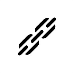 Chain icon in trendy flat style isolated on background. Chain icon page symbol for your web site design Chain icon logo, app, UI. Chain icon Vector illustration, EPS10.