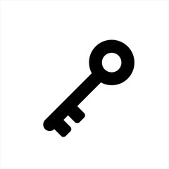 Key icon in trendy flat style isolated on background. Key icon page symbol for your web site design Key icon logo, app, UI. Key icon Vector illustration, EPS10.