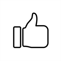 like icon in trendy flat style isolated on background. like icon page symbol for your web site design like icon logo, app, UI. like icon Vector illustration, EPS10.