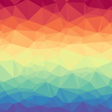 Abstract Delaunay Voronoi trianglify Generative Art background illustration