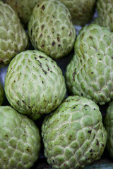 closeup of green fruit