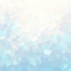 Ice cristals empty background. Winter mosaic decoration. Abstract gleaming pattern texture. Pale yellow blue poligon illustration. 