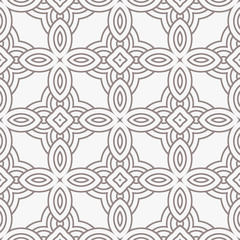 Geometric Pattern. Seamless Texture Grey Color Background. Vector illustration