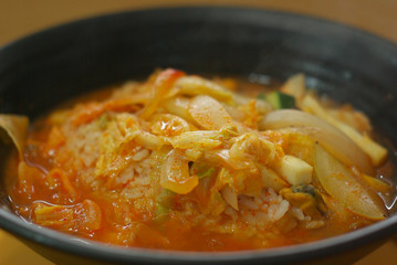 중국 음식 짬뽕 메뉴