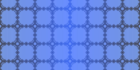 Seamless geometric pattern with decorative art-deco modern ornamnet. Vector illustration