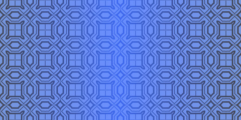 Fototapeta premium Seamless geometric pattern with decorative art-deco modern ornamnet. Vector illustration