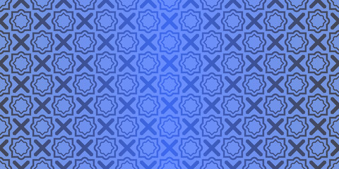 Seamless geometric pattern with decorative art-deco modern ornamnet. Vector illustration