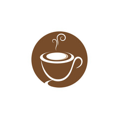 Coffee cup Logo Template vector icon