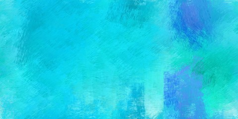 background pattern. grunge abstract background with dark turquoise, bright turquoise and medium turquoise color. can be used as wallpaper, texture or fabric fashion printing