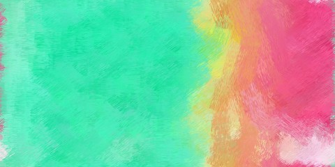 seamless pattern art. grunge abstract background with dark salmon, turquoise and light green color. can be used as wallpaper, texture or fabric fashion printing