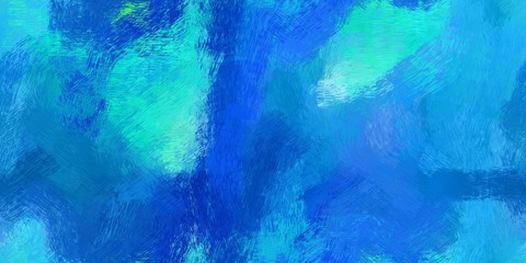 seamless pattern art. grunge abstract background with dodger blue, strong blue and turquoise color. can be used as wallpaper, texture or fabric fashion printing