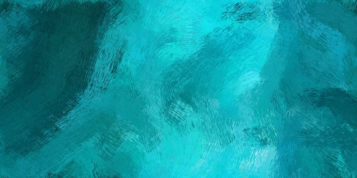 seamless pattern texture. grunge abstract background with dark cyan, teal green and bright turquoise color. can be used as wallpaper, texture or fabric fashion printing