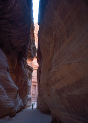 entrance of City of Petra,..