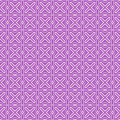 Seamless geometric pattern. Vector illustration. Purple white color