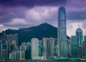 Naklejka premium Skyline