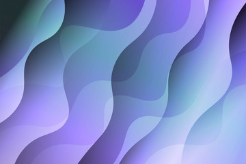 Wave background. Abstract geometric pattern. Vector illustration. Blue color