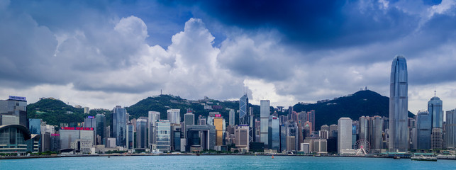 Naklejka premium Skyline