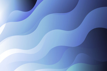 Wave background. Abstract geometric pattern. Vector illustration. Blue color