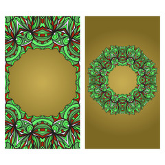 Vector Mandala Pattern For Template, Flyer Or Invitation Card