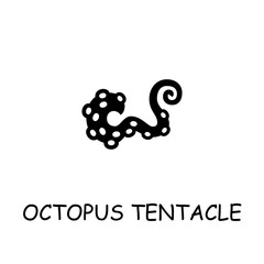 Octopus Tentakle flat vector icon