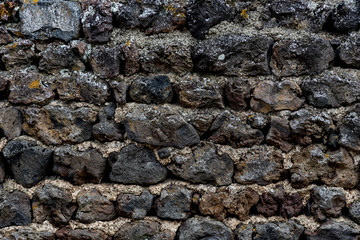 Old stone wall. Stone background.