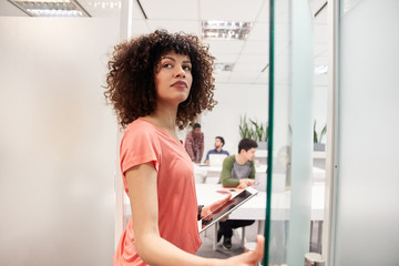 African Business Woman in Co-Working Space