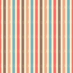 Seamless abstract ikat pattern with multicolored stripes.