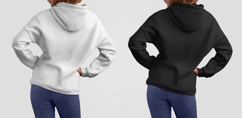 Mockup clothes set in two colors.