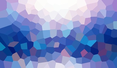 Gleam blue lilac mosaic empty background. Decorative glass texture. Stylish polygon abstract illustration. Trendy geometric pattern.