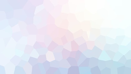 Fototapeta premium Pink glow on light blue polygon empty background. Decorative glass texture. Crystal mosaic abstract illustration. Tiles geometric pattern.