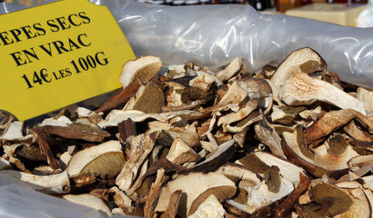 vente de champignons