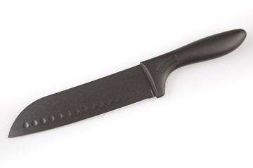 Butcher Kitchen Knife on white background