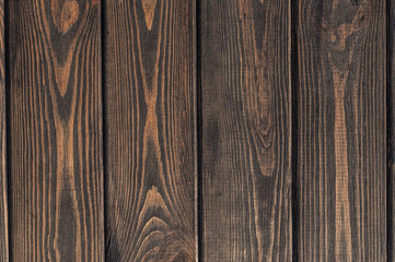Background from old weathered brown boards. Vintage texture
