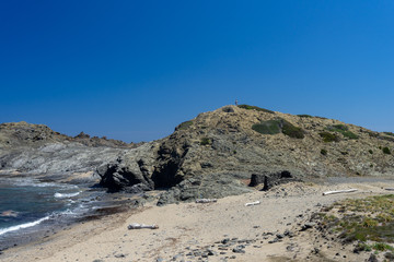 Beautiful Landscape with sea in Menorca island Spain