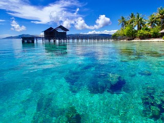 View of Arborek island Raja Ampat