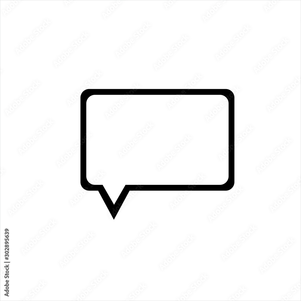 Canvas Prints speech bubbles icon in trendy flat style isolated on background. speech bubbles icon page symbol for