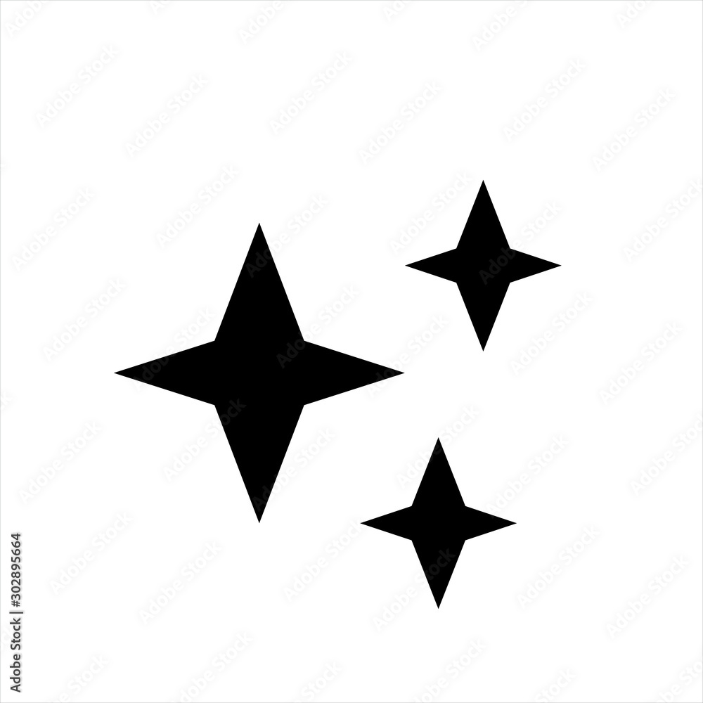 Canvas Prints star icon in trendy flat style isolated on background. star icon page symbol for your web site desig