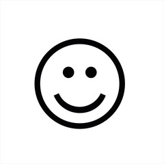 Smile icon in trendy flat style isolated on background. Smile icon page symbol for your web site design Smile icon logo, app, UI. Smile icon Vector illustration, EPS10.