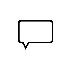 Naklejka premium Speech Bubbles icon in trendy flat style isolated on background. Speech Bubbles icon page symbol for your web site design Speech Bubbles icon logo, app, UI. Speech Bubbles icon Vector illustration,