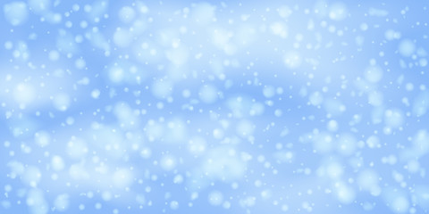 Snowflakes, snowfall.